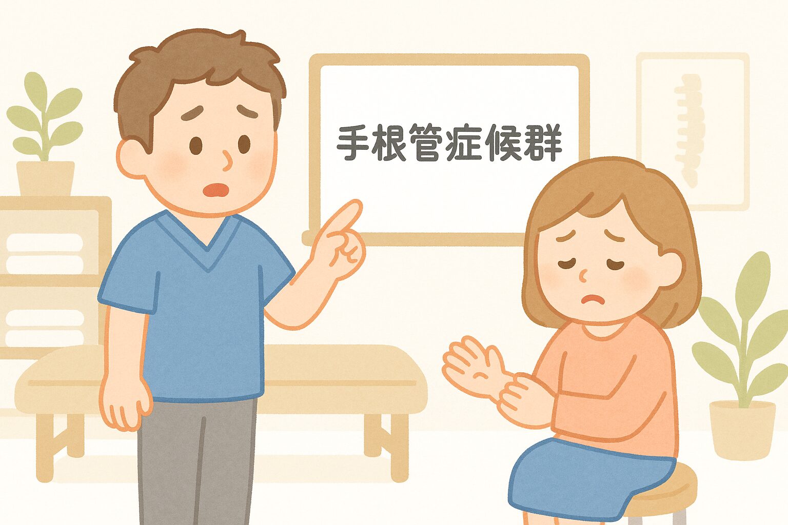 主線なしイラスト作るくんnote用102「手根管症候群02」ChatGPT Image 2025年10月6日 14_41_14