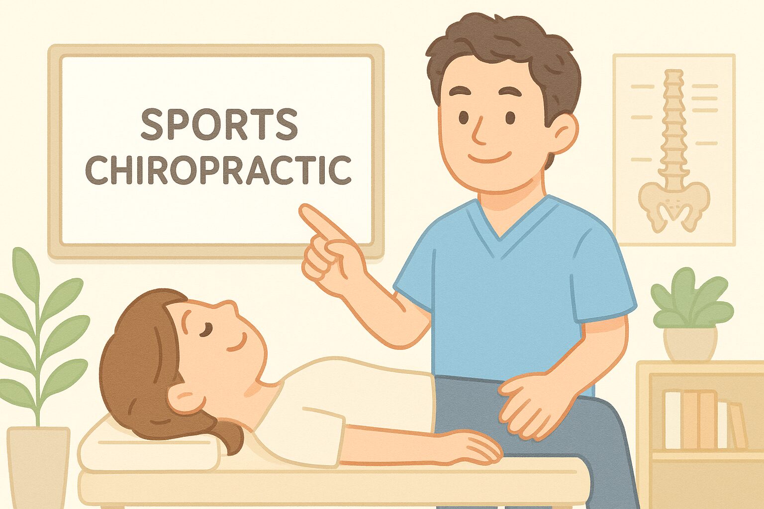 主線なしイラスト作るくんnote用008「Sports Chiro」ChatGPT Image 2025年9月22日 12_16_41