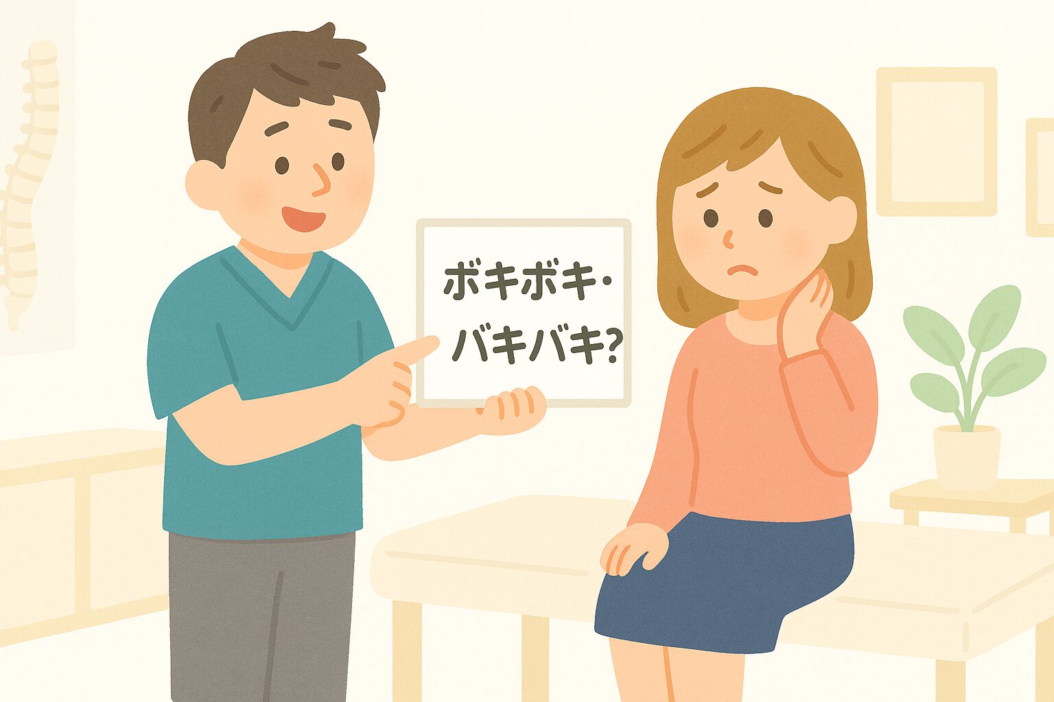 主線なしイラスト作るくんnote用109「ボキボキ」ChatGPT Image 2025年10月14日 15_59_25